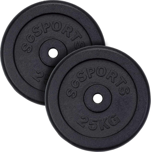 Ketaus svorių diskai 30/31 mm, 20–120 kg