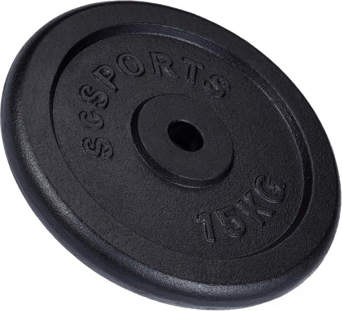 Ketaus svorių diskų rinkinys 30/31 mm, 15–60 kg