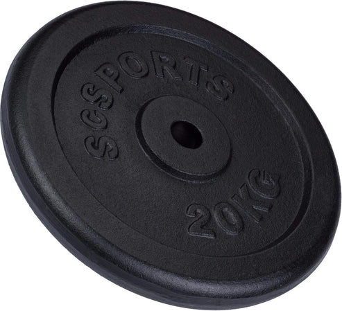 Ketaus svorių diskai 30/31 mm, 20–120 kg