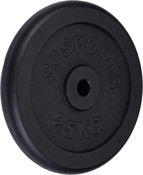 Ketaus svorių diskai 30/31 mm, 20–120 kg