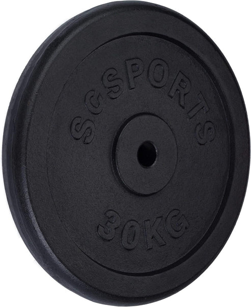 Ketaus svorių diskai 30/31 mm, 20–120 kg