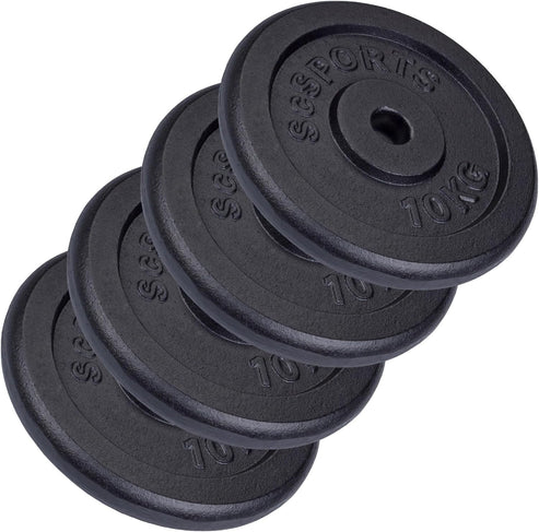 Ketaus svorių diskų rinkinys 30/31 mm, 15–60 kg