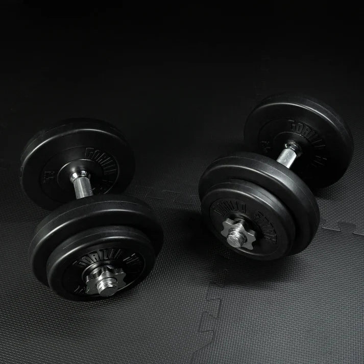 Reguliuojamas vinilinių hantelių rinkinys 20 kg