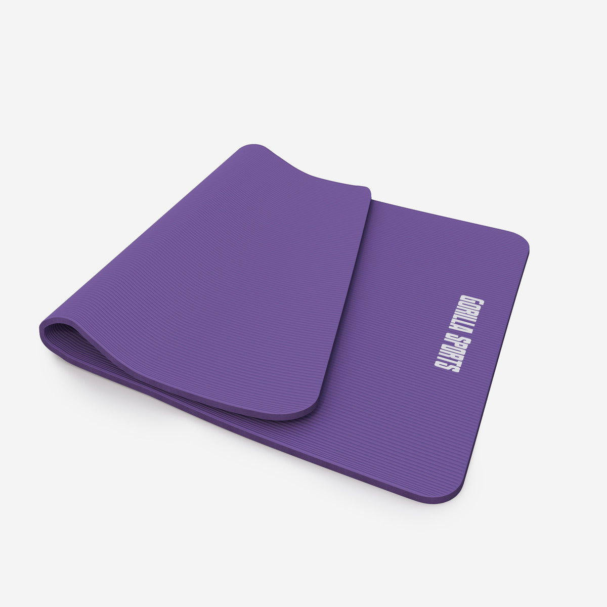 Gimnastikos kilimėlis su nešimo diržu 190 x 100 x 1,5 cm, violetinis