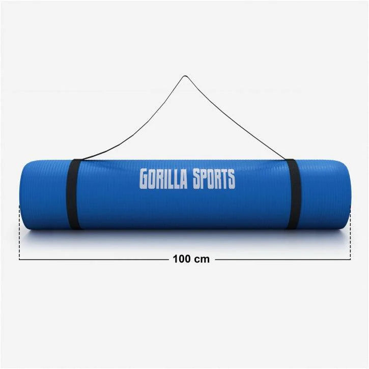 Gimnastikos kilimėlis su nešimo diržu 190 x 60 x 1,5 cm