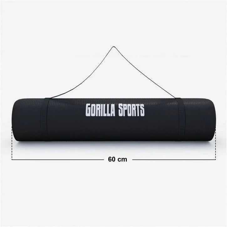 Gimnastikos kilimėlis su nešimo diržu 190 x 60 x 1,5 cm