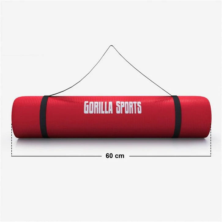 Gimnastikos kilimėlis su nešimo diržu 190 x 60 x 1,5 cm