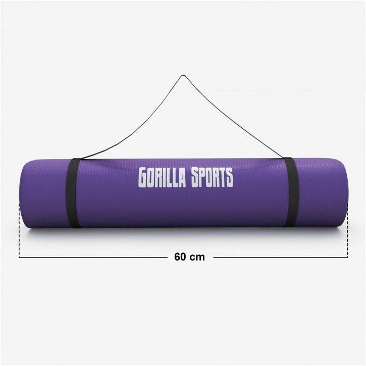 Gimnastikos kilimėlis su nešimo diržu 190 x 60 x 1,5 cm