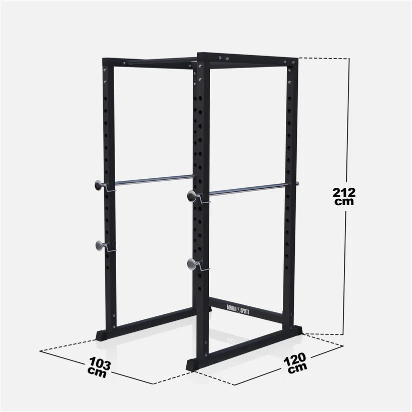 Pritūpimų narvas / Power Rack 200 kg, juodas