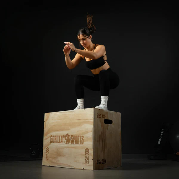 Medinė plyobox / šuolių dėžė 60 x 50,5 x 75,5 cm