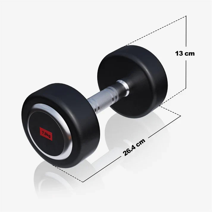 OUTLET - Pro kiinteä kumipinnoitettu käsipaino 2,5–50 kg - 10 kg