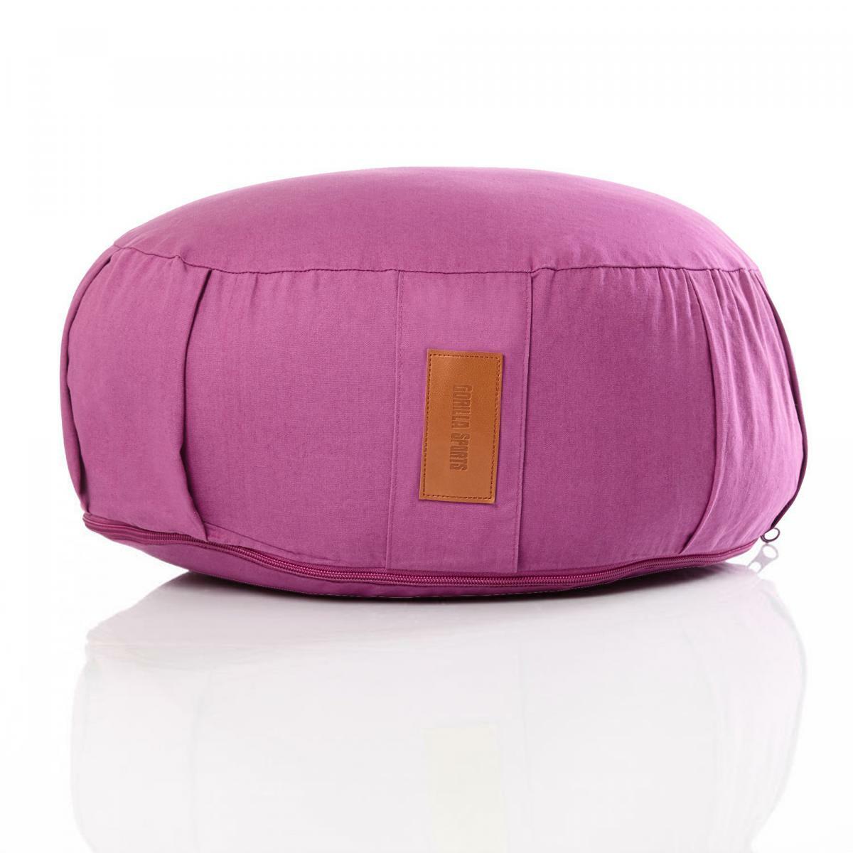 Medvilninė jogos pagalvėlė 34 x 18 cm, violetinė