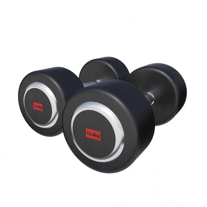 Fiksuotų hantelių rinkinys 90 kg su stovu