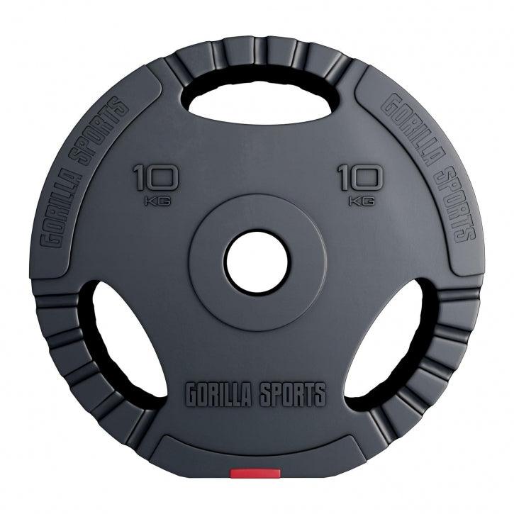 Tri Grip painolevysarja 30 kg 50/51 mm, muovipinnoitettu