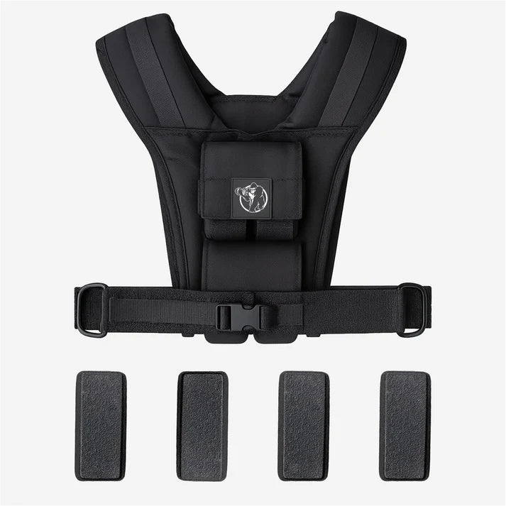 Reguliuojama svorinė liemenė 10 kg, juoda