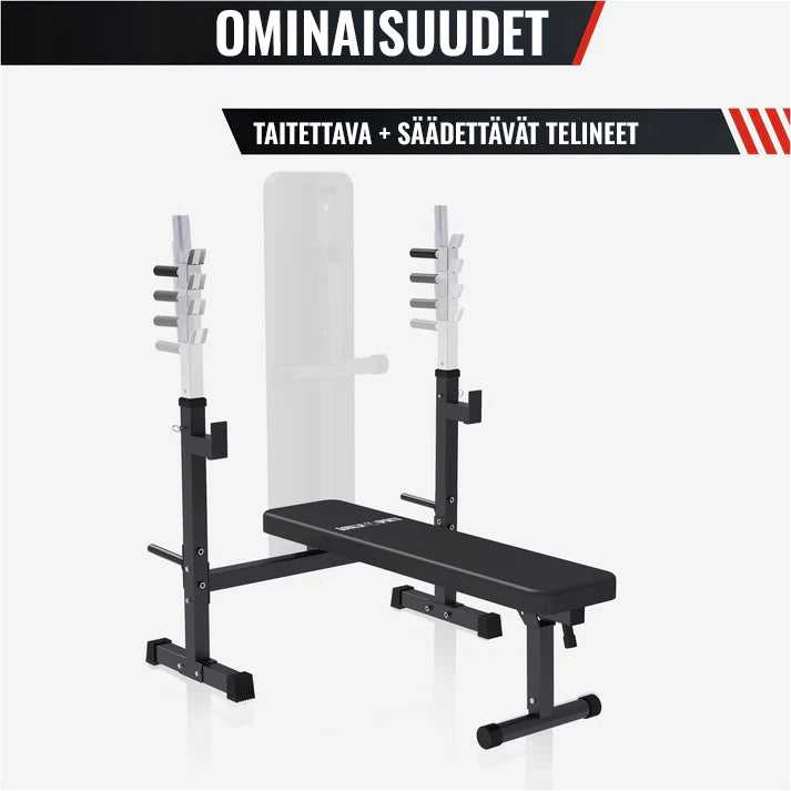 Sulankstomas svorių suolelis, max 300 kg