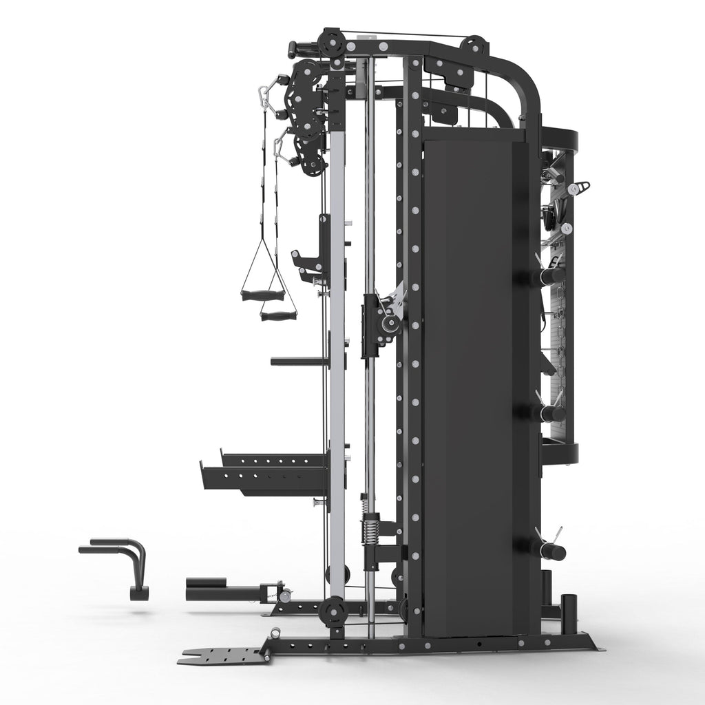 Smith Machine X5 painopakoilla, 2 x 60 kg