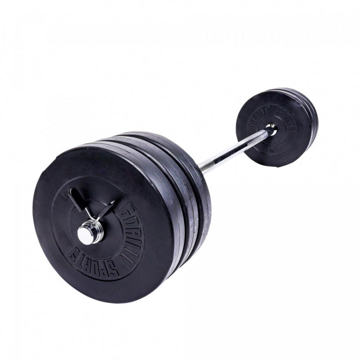 Svorių diskų rinkinys 38 kg ir 120 cm štangos grifas