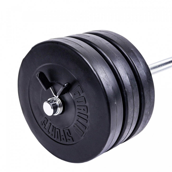 Svorių diskų rinkinys 38 kg ir 120 cm štangos grifas
