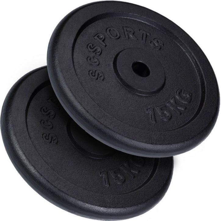 ScSPORTS svorių diskai 2 x 15 kg, 30 mm