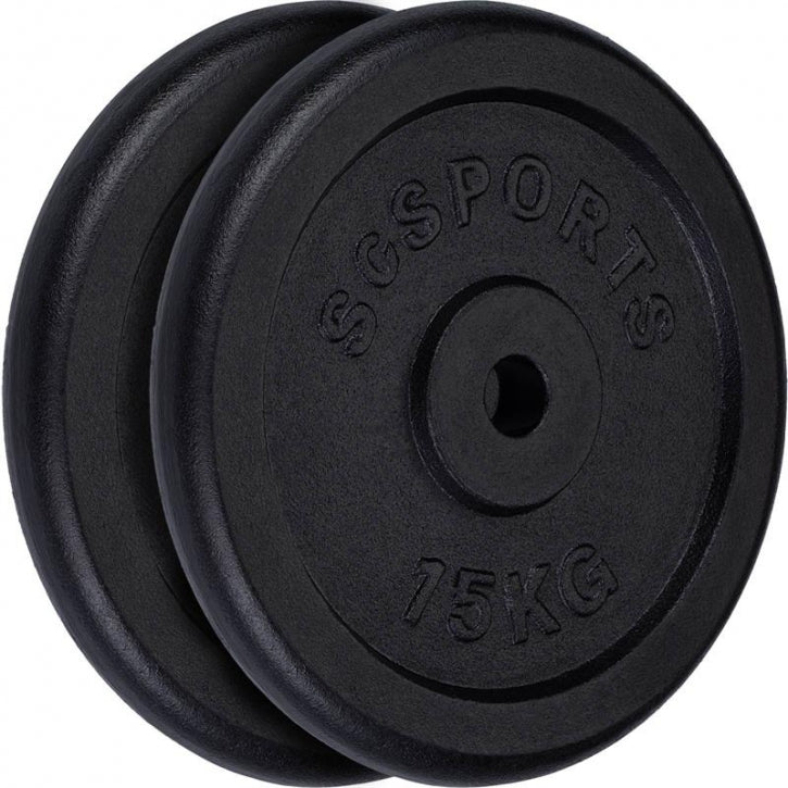 ScSPORTS svorių diskai 2 x 15 kg, 30 mm