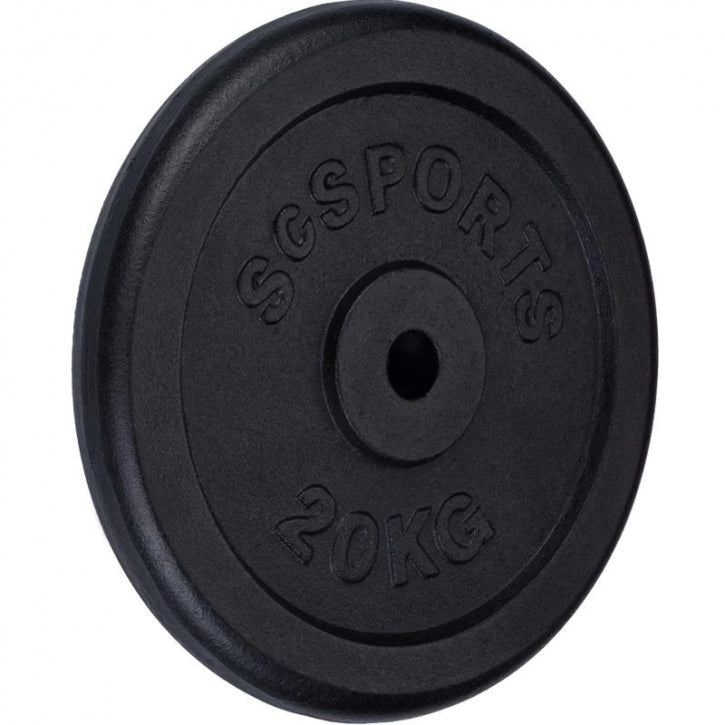 ScSPORTS ketaus svorių diskas 20 kg, 30 mm