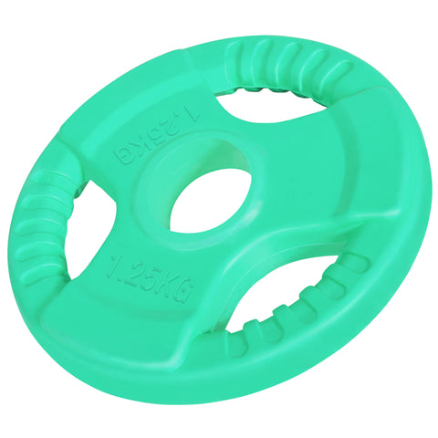 Olimpinis svorio diskas su rankenomis 1,25 kg 50 mm