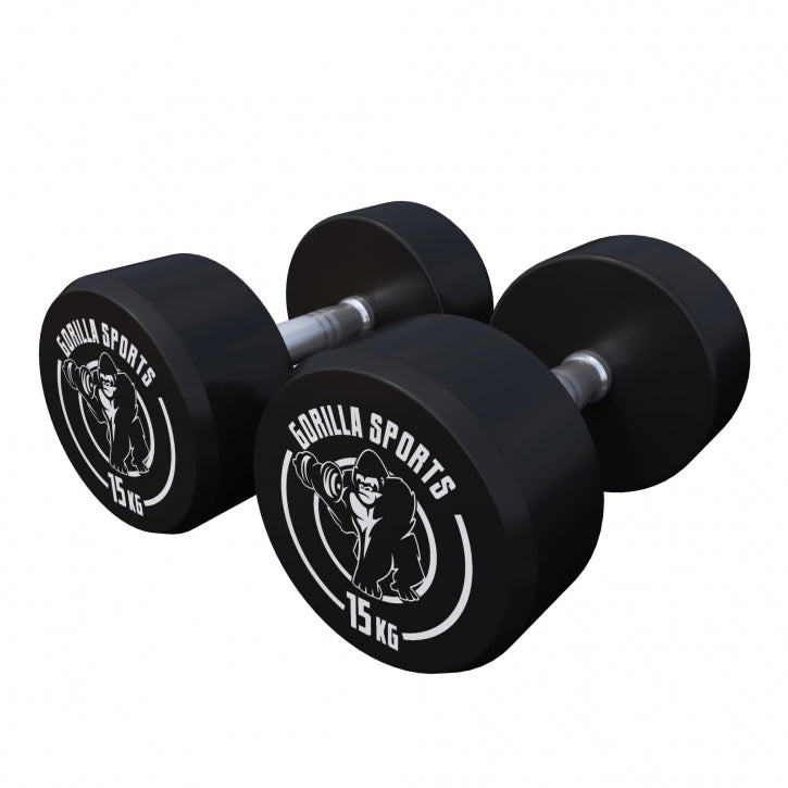 Pro hantelių komplektas 90 kg su stovu