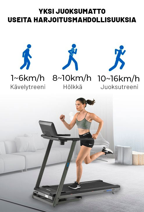 RunMaxx 3.0 sulankstomas bėgimo takelis