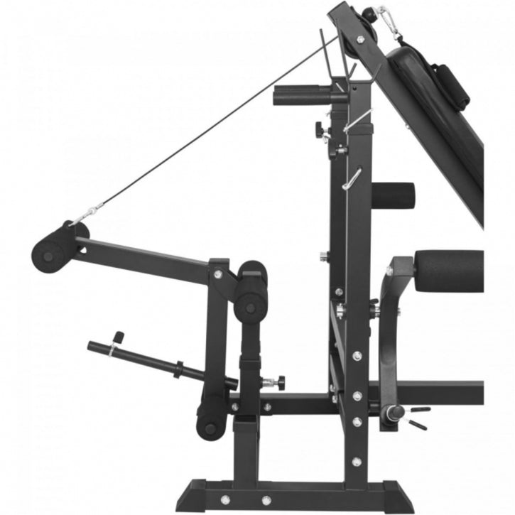 Reguliuojamas daugiafunkcis suoliukas max 280 kg, Black Edition