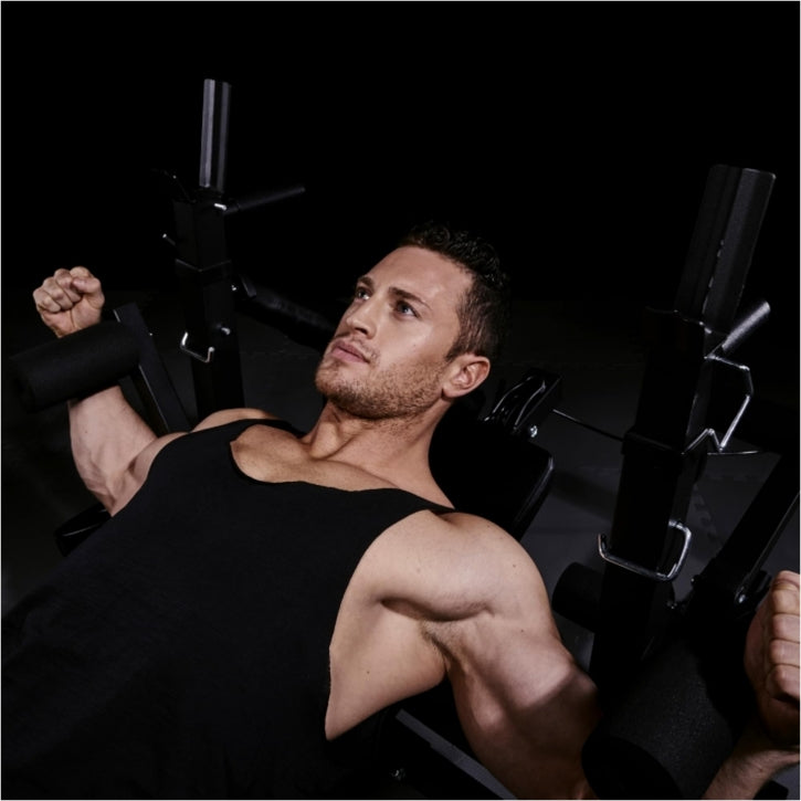 Reguliuojamas daugiafunkcis suoliukas max 280 kg, Black Edition