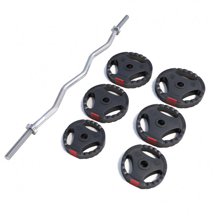Vinilinis Tri Grip štangos rinkinys 25 kg
