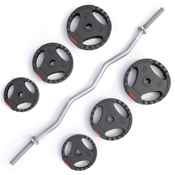 Vinilinis Tri Grip štangos rinkinys 25 kg