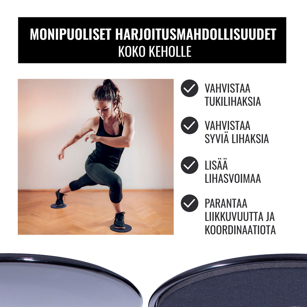 Slydimo diskai su laikymo maišeliu, 2 vnt.