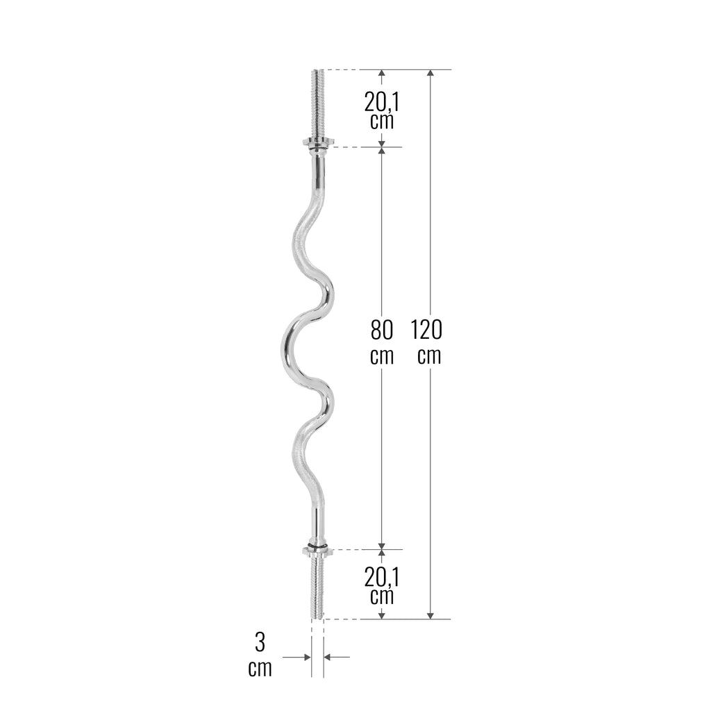 Super EZ lenktas grifas 120 cm su srieginiais užraktais