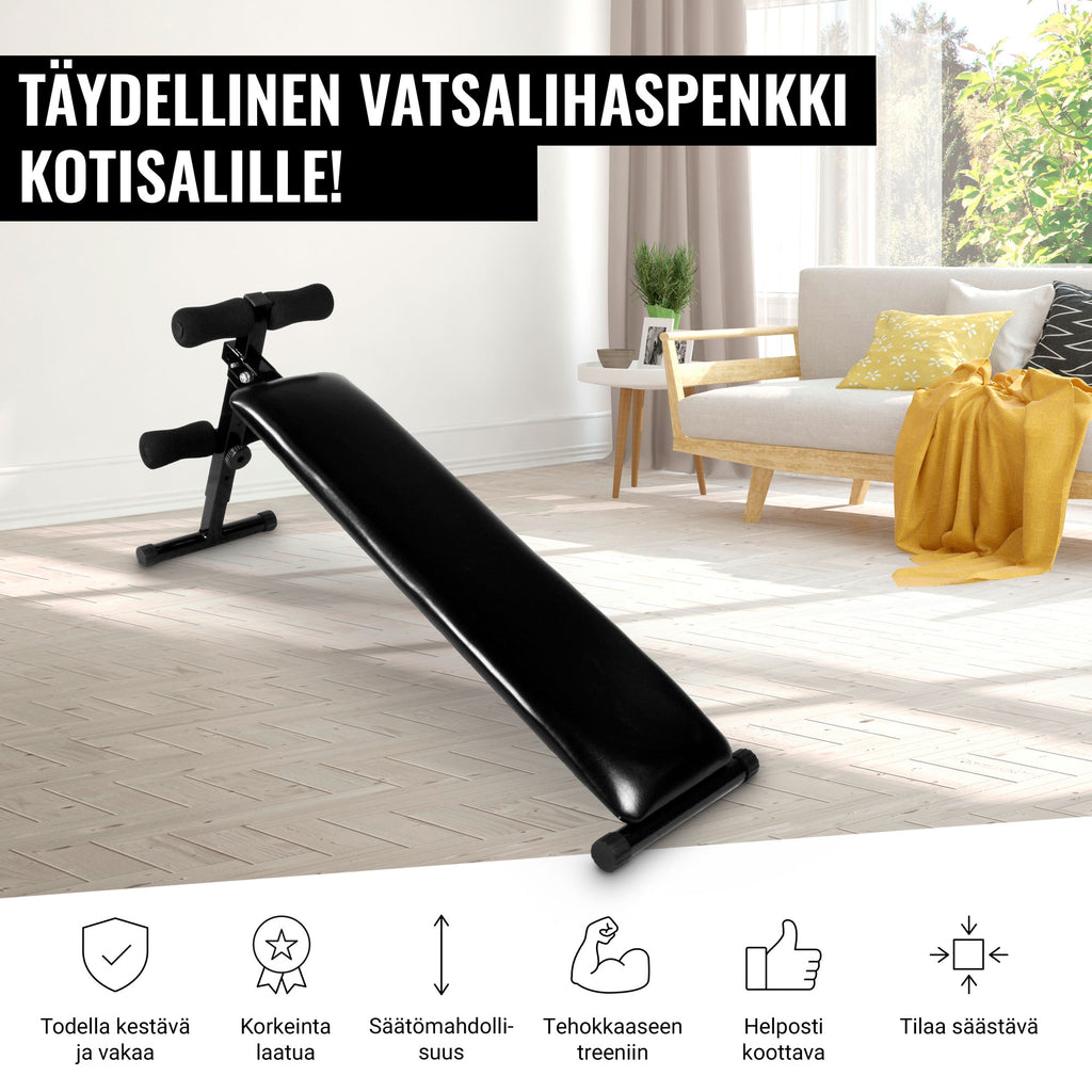 Reguliuojamas pilvo preso suolas ir 5-in-1 prisitraukimų skersinis