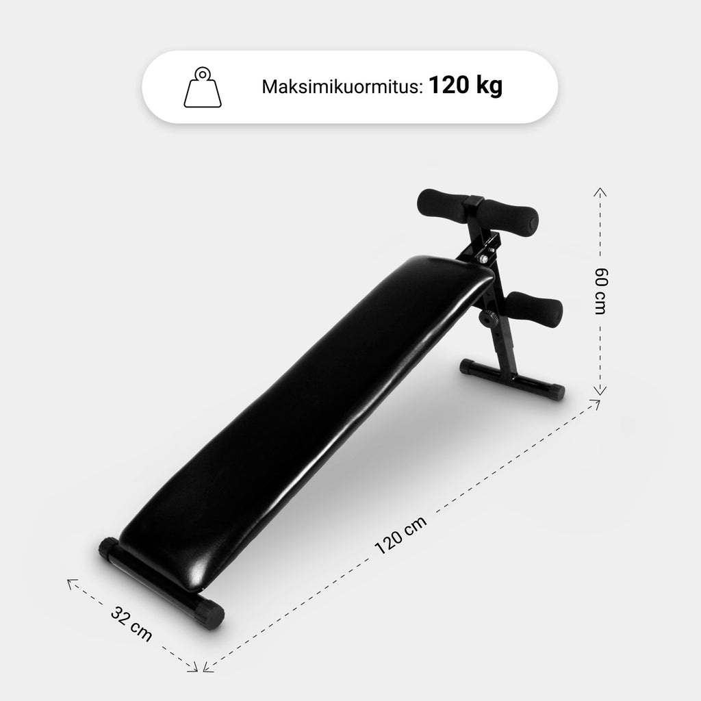 Reguliuojamas pilvo preso suolas ir 5-in-1 prisitraukimų skersinis