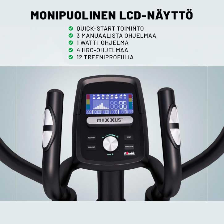 CX 3.0 elipsinis treniruoklis su 26 kg smagračiu
