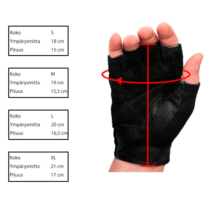 Treniruočių pirštinės S–XL, audinys/oda, rožinės