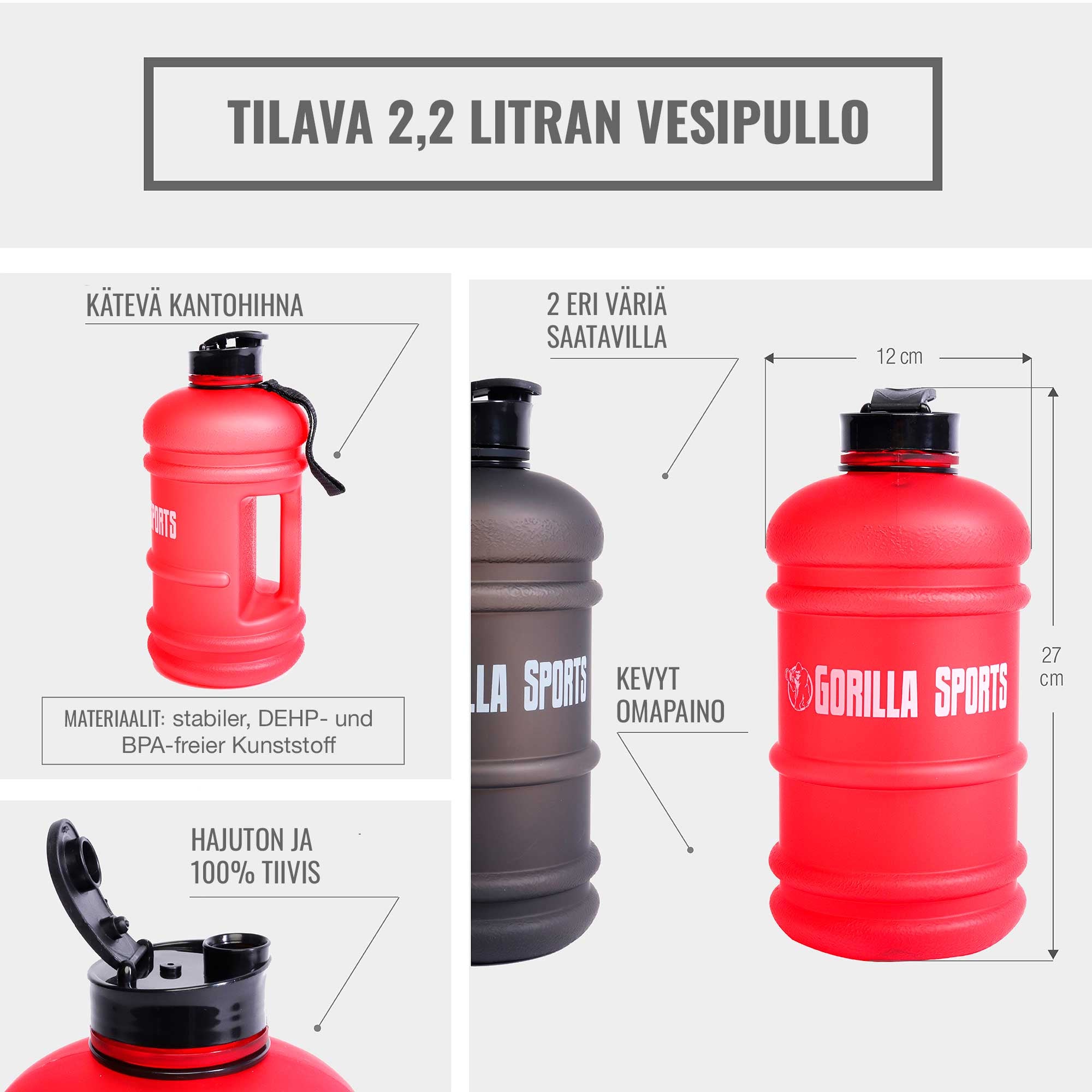 Water Jug gertuvė 2,2 l
