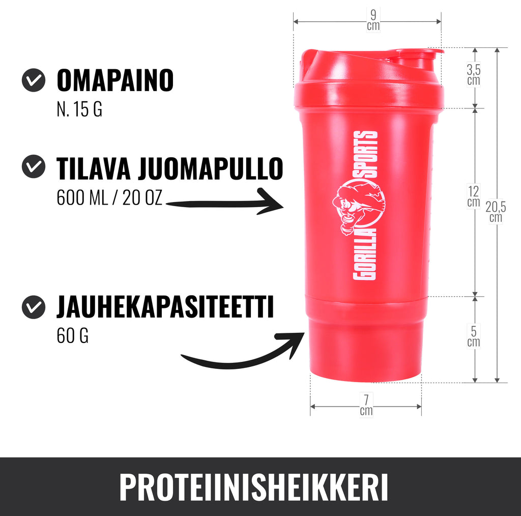 Plaktuvė su miltelių skyreliu 500 ml