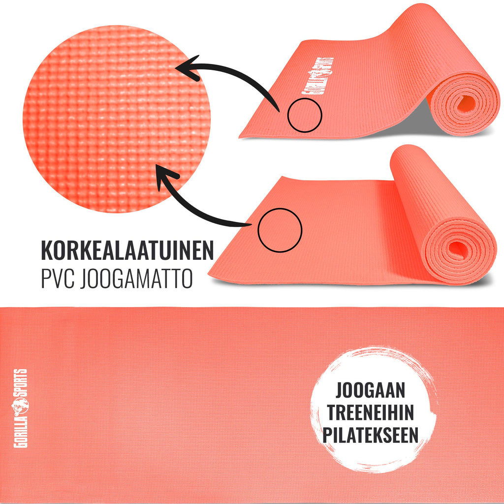 Jogos kilimėlis 5 mm 180 x 60 cm su nešiojimo diržu