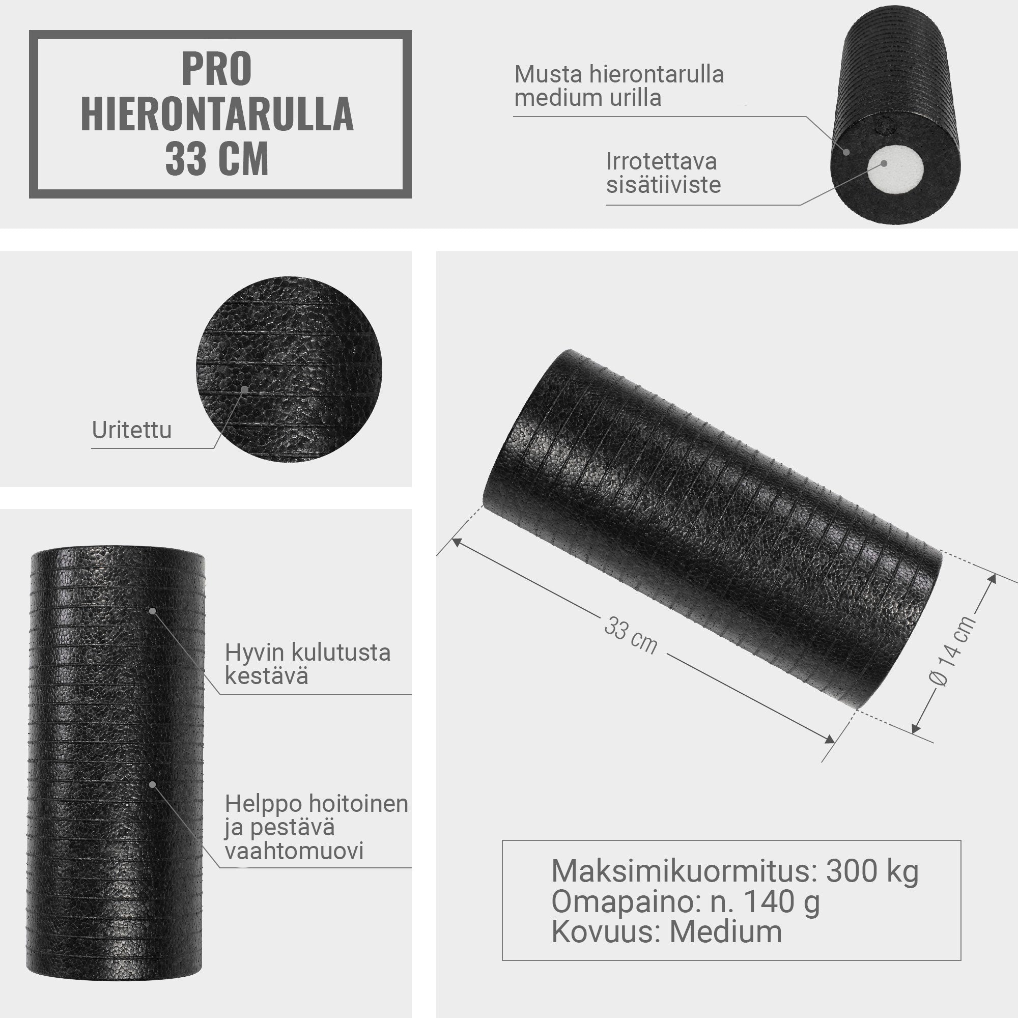 Pilateso volelis PRO 33 x 14 cm