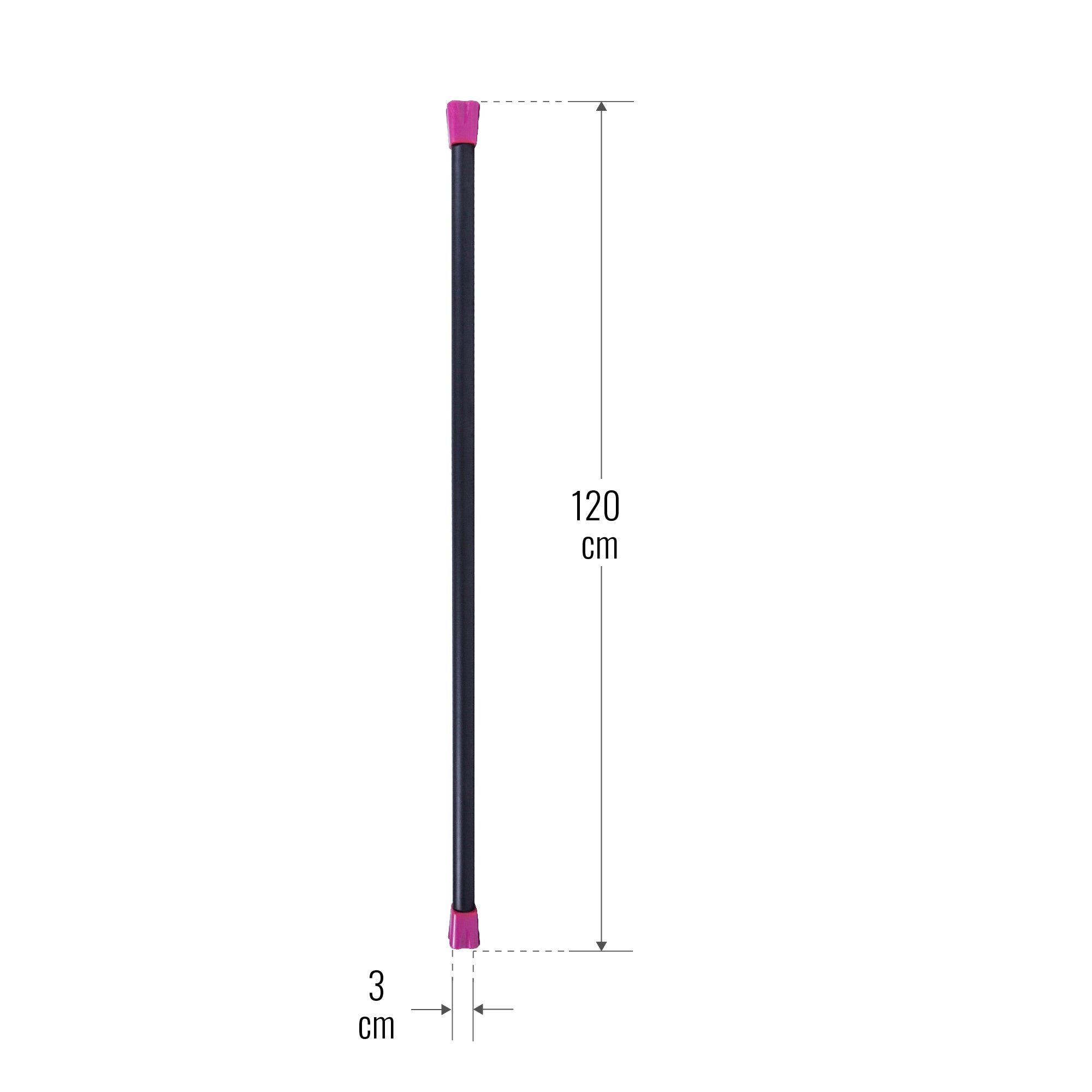 Aerobika Bar 1–10 kg – fiksuoto svorio grupinių treniruočių štanga