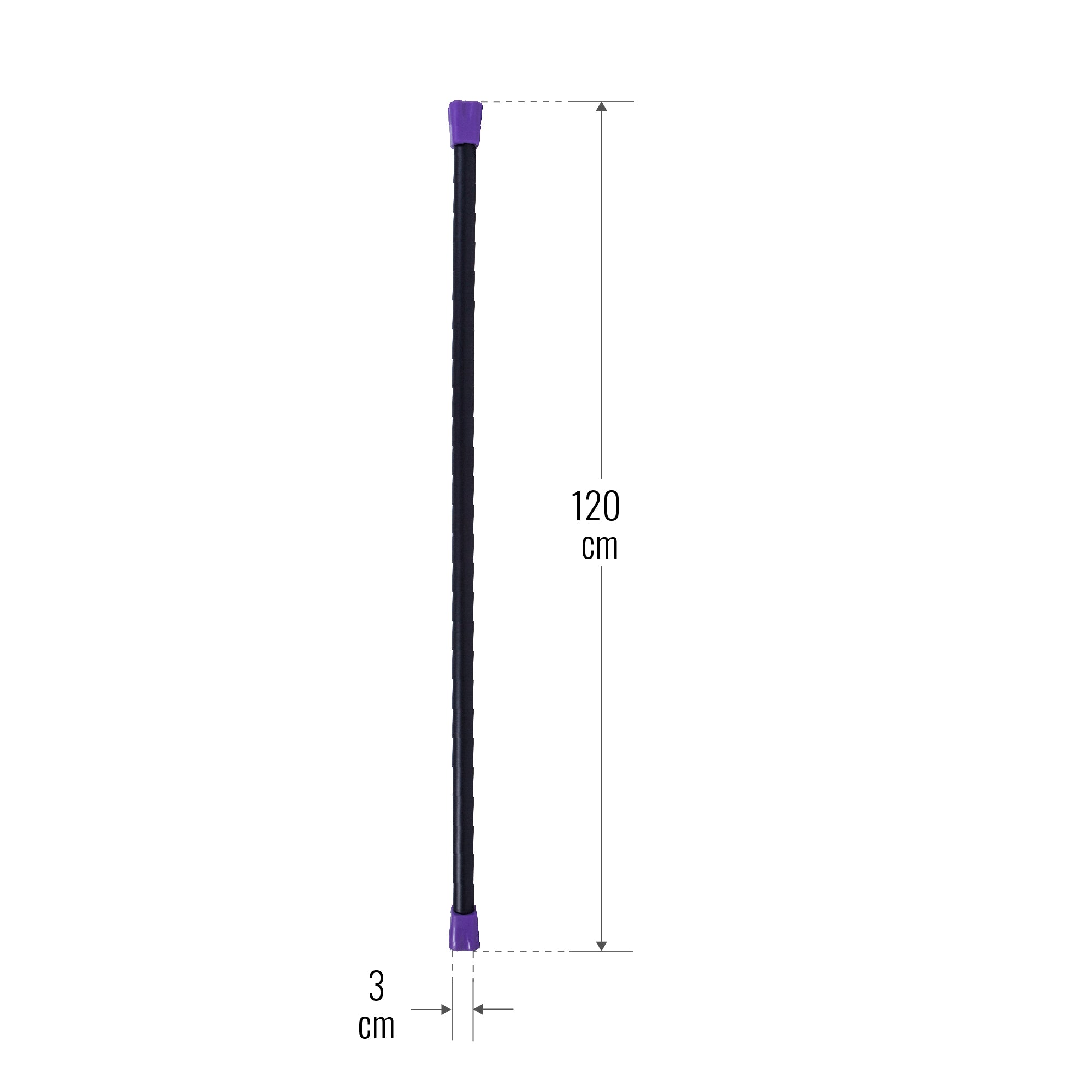 Aerobika Bar 1–10 kg – fiksuoto svorio grupinių treniruočių štanga