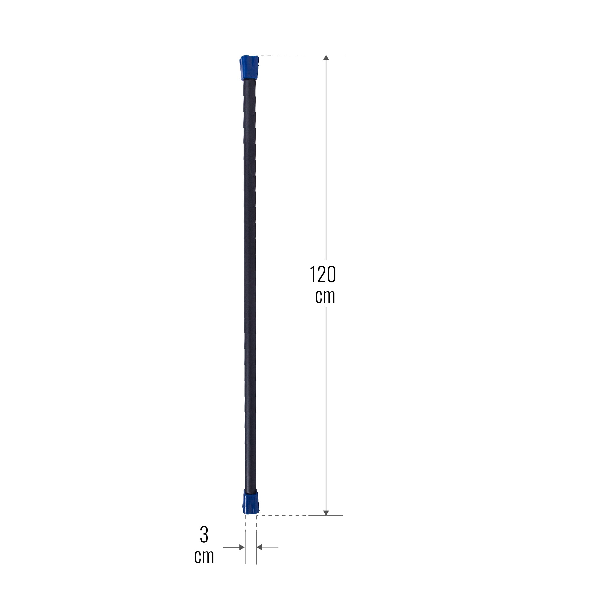 Aerobika Bar 1–10 kg – fiksuoto svorio grupinių treniruočių štanga