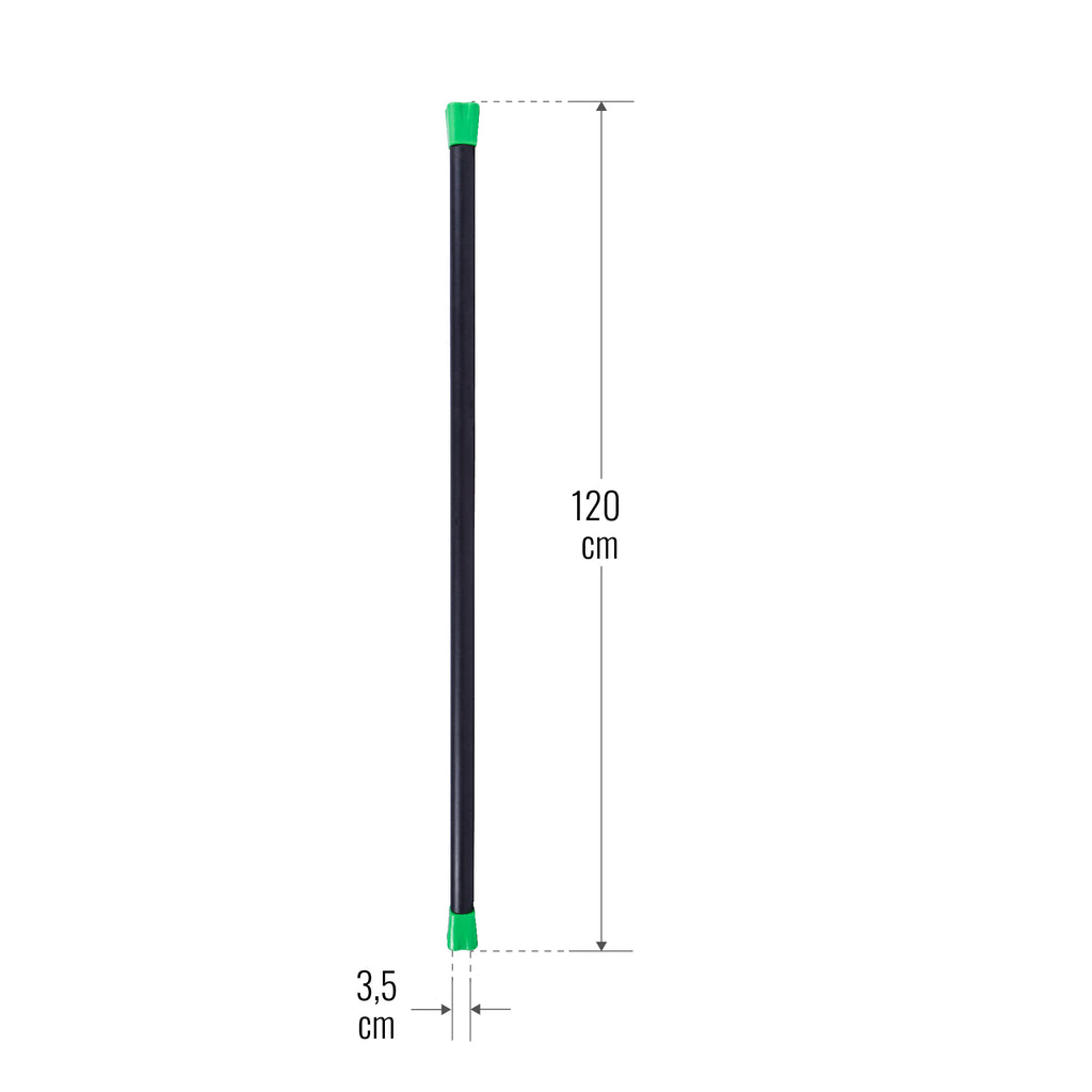 Aerobika Bar 1–10 kg – fiksuoto svorio grupinių treniruočių štanga
