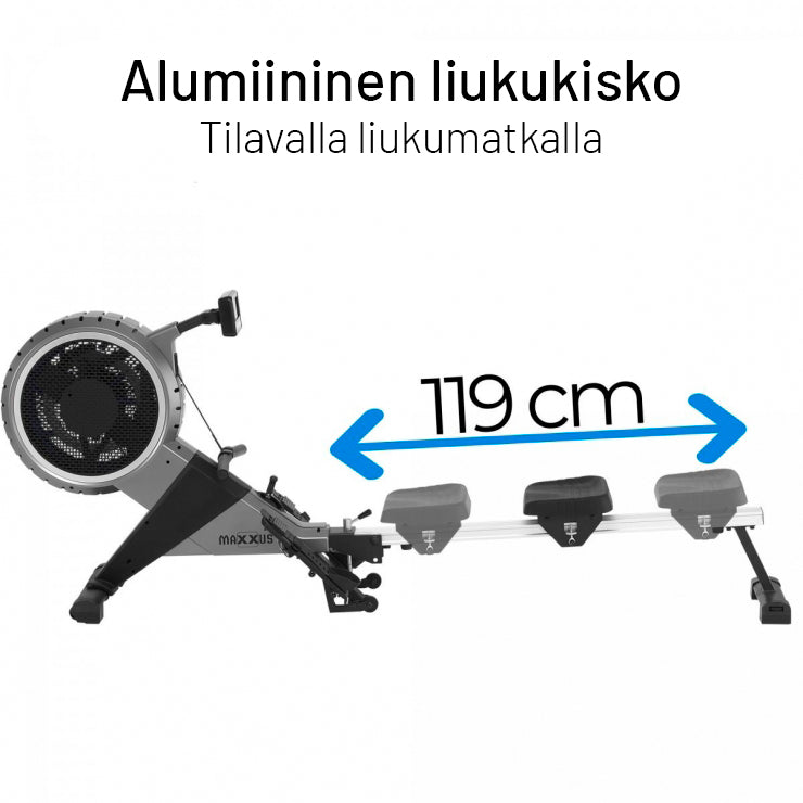 7.4 sulankstomas irklavimo treniruoklis