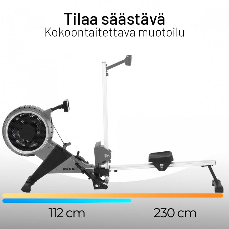 7.4 sulankstomas irklavimo treniruoklis