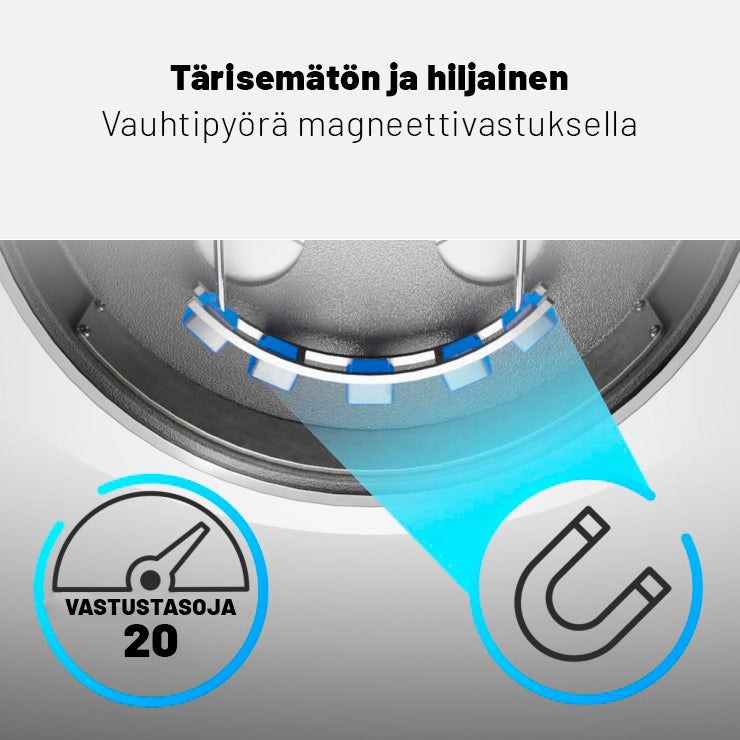 Treniruoklis dviratis 90 PRO su generatoriumi
